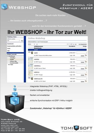 WebShop inkl. Connector 42ERP/42Arthur